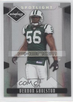 2008 Leaf Limited Phenom Spotlight Silver 47/99 Vernon Gholston Rookie RC e5r