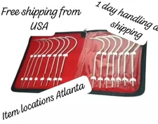 Urethral Dilator Sound Kit, Non-Magnetic 316L Surgical Steel 15 Pcs Set