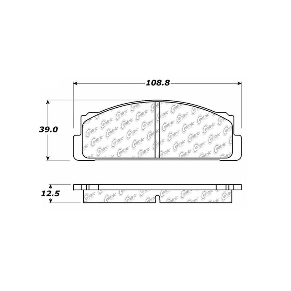 Juego de pastillas de freno de disco delanteras rotor de freno de disco para Fiat 850 1968-1968 Foto 3 de 4