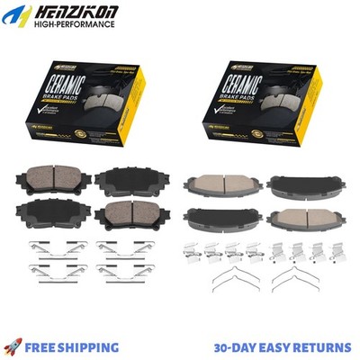 For Toyota Highlander Sienna Lexus RX350 RX450h Front Rear Ceramic Brake Pads
