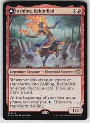Ashling, Rekindled // Ashling, Rimebound - Lorwyn Eclipsed #124 Rare MTG