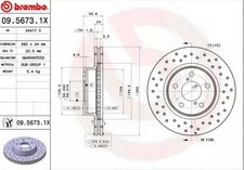 2x BREMBO Disque de frein Avant pour SUBARU IMPREZA A trois volumes (GD) 260mm