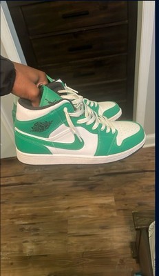 Nike Air Jordan 1 Mid Lucky Green Men display picture 2