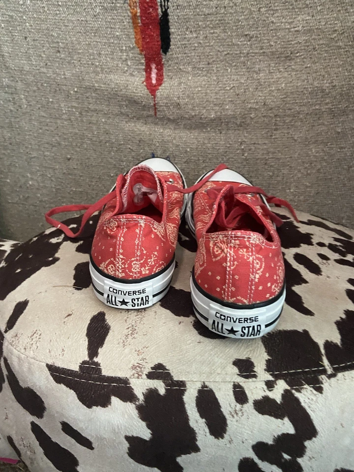Bandana Converse Chuck Taylor All Star Ox Coral Estampado Mujer Talla 9 Foto 4 de 4