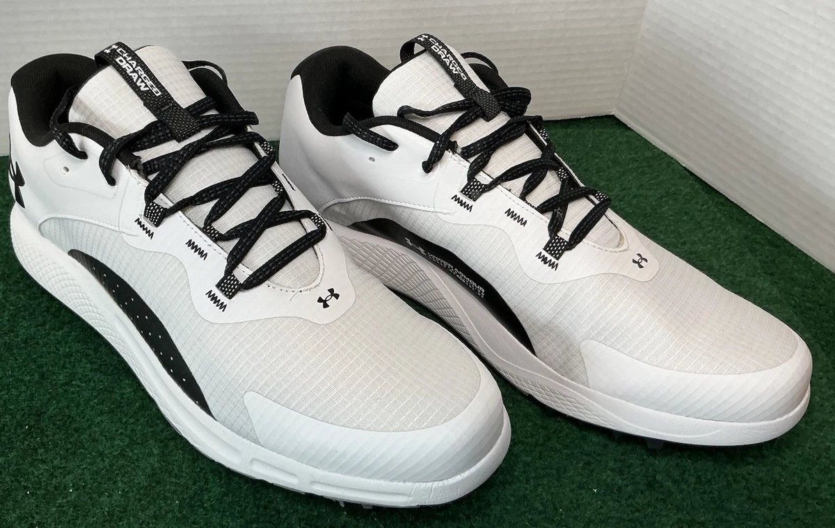 Under Armour HOVR Phantom Fore BOA Men\'s 10.5 White Golf Shoes 3028238-100 NEW Under Armour Rubber White Golf Shoes for Men for sale | eBay main image 4