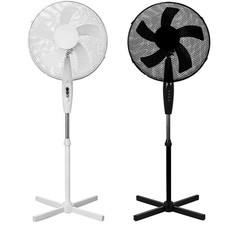16inch Oscillating Pedestal Floor Fan Standing Cooling 3 Speed Cool Air Setting