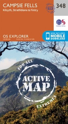 Campsie Fells by Ordnance Survey (Sheet map, folded)
