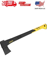 LEXIVON V28 Chopping Axe, 28-Inch Lightweight Fiber-Glass Composite Handle & Erg