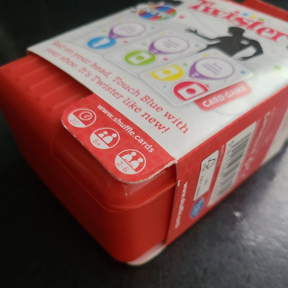 Hasbro - Shuffle - Twister - Red Box - Travel Family game -  2015 - COMPLETE VGC - Image 4 of 4