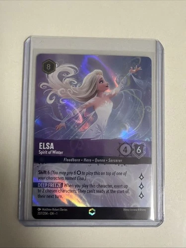 Disney Lorcana Elsa Spirit of Winter First Chapter Enchanted 207/204 Frozen