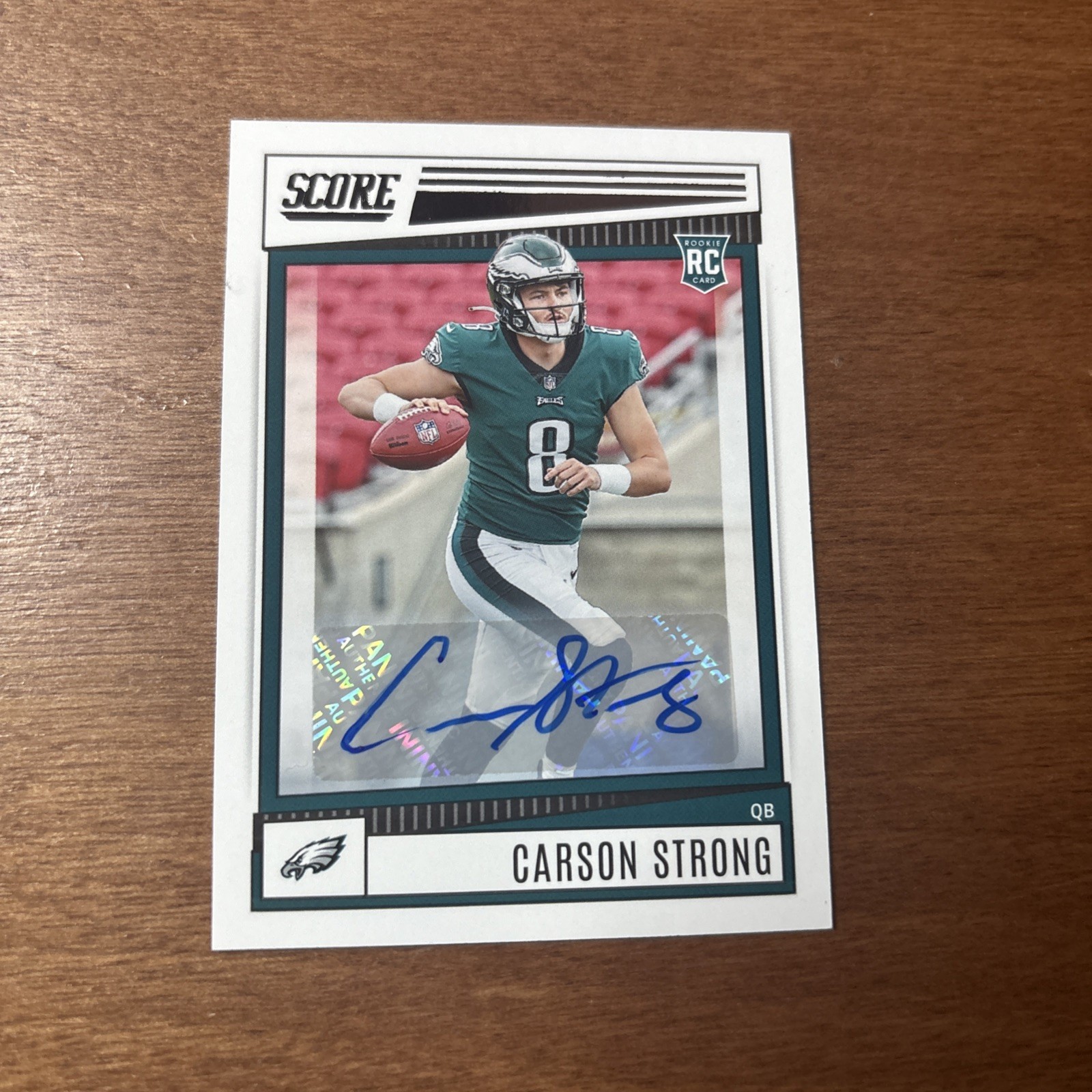 2022 Score Carson Strong Rookie Auto #309 C002255