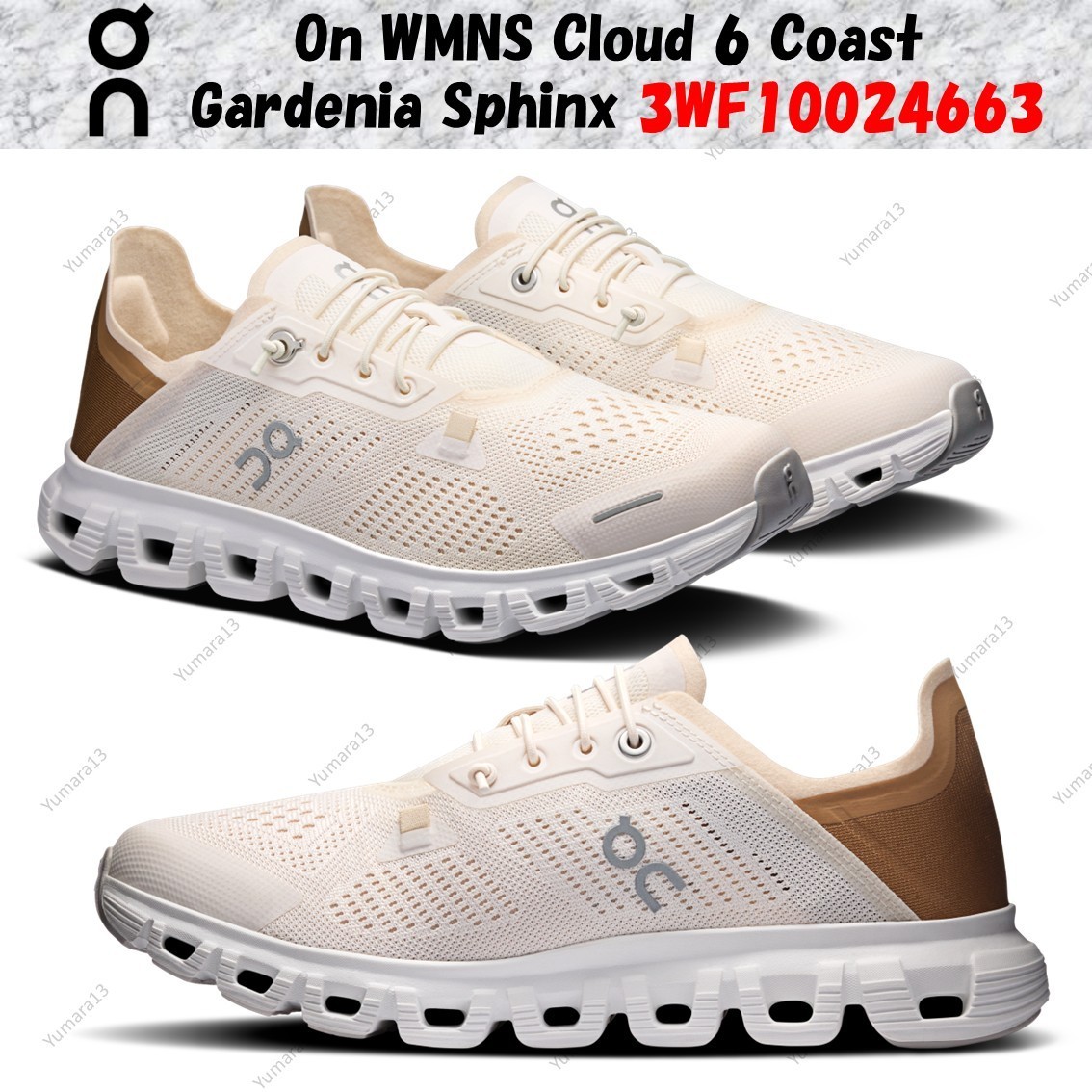 On WMNS Cloud 6 Coast Gardenia Sphinx 3WF10024663 Women's Size | eBay