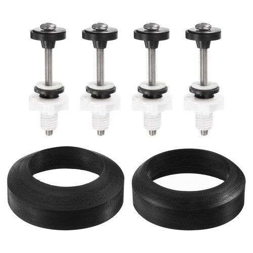 4Pcs Tank to Bowl Gasket Kit, 2Pcs Sealing Rubber Ring, for Bathroom Toilet - Bild 1 von 7