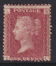 1d Red Plate 180 M/MINT(1)