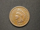 🔥COPPER COIN! XF 1891 INDIAN HEAD CENT PENNY FULL LIBERTY & DIAMONDS 🔥LOT 1.11