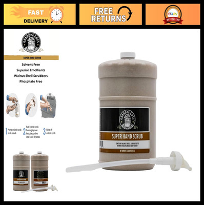 Natural Hand Soap Degreaser for Mechanics - Walnut Shell Scrubbers, 1 Gallon
