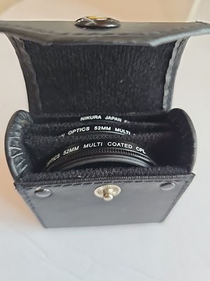 Nikura Multi Coated 52mm Lens Filter  Set With Case - UV, FLD, CPL