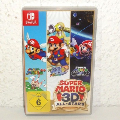 Nintendo Switch Super Mario 3D All Stars mit Super Mario 64 + Sunshine + Galaxy