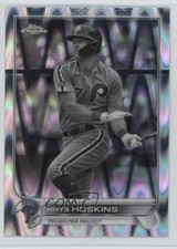 2022 Topps Chrome Sonic Black & White RayWave Refractor Rhys Hoskins #8 05k6
