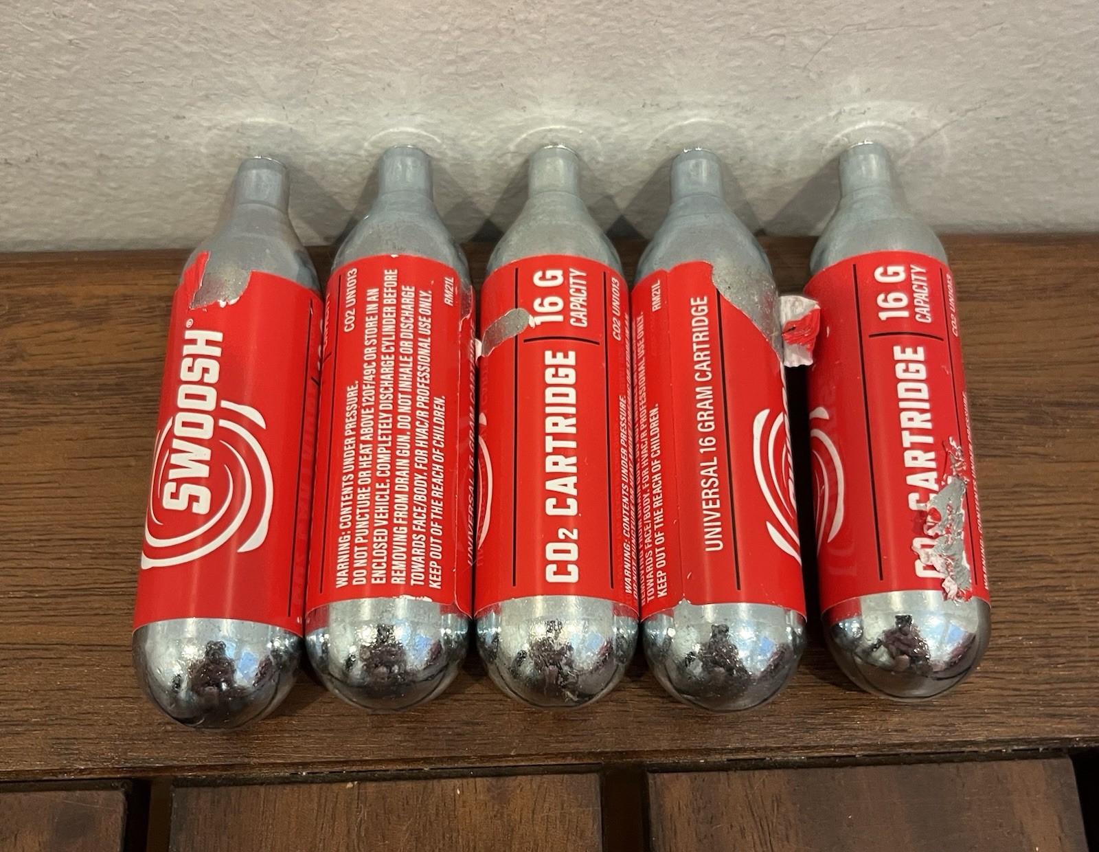 36 -DiversiTech GGC-12 Swoosh 16 Gram Drain Gun CO2 Cartridges Loose No Boxes