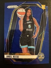 2024 Panini Prizm WNBA - Angel Reese #147 Blue Velocity Prizm (RC)