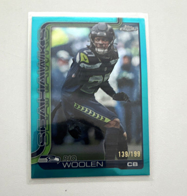 Topps 2024 Topps Chrome Football Riq Woolen Seahawks #278 139/199