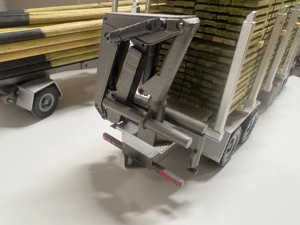 Conrad Models Mercedes Palfinger Crane  Wood Truck And Pup Trailer - Image 4 of 4