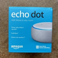 NEW Amazon Echo Dot (3rd Gen) Smart Speaker i...
