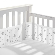BreathableBaby Breathable Mesh Liner for Full-Size Cribs, Classic 3mm Mesh, S...