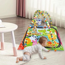 Erlebnismatte Baby Spielmatte Krabbelmatte Krabbeldecke Spielbogen Lernspielzeug