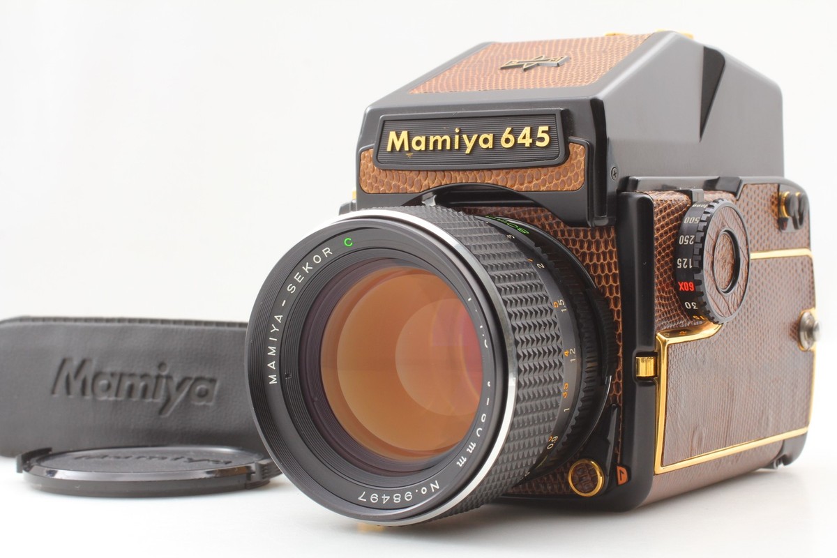 Near MINT] Mamiya M645 1000S Gold Lizard + Sekor C 80mm f1.9 Lens