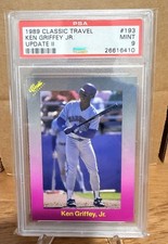KEN GRIFFEY JR. ROOKIE 1989 Classic Update Purple Travel Edition PSA 9 MINT  RC