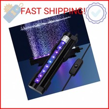 DaToo Submersible Aquarium Light 6Inch Fish Tank Light Bubbler Wall with Air Bub