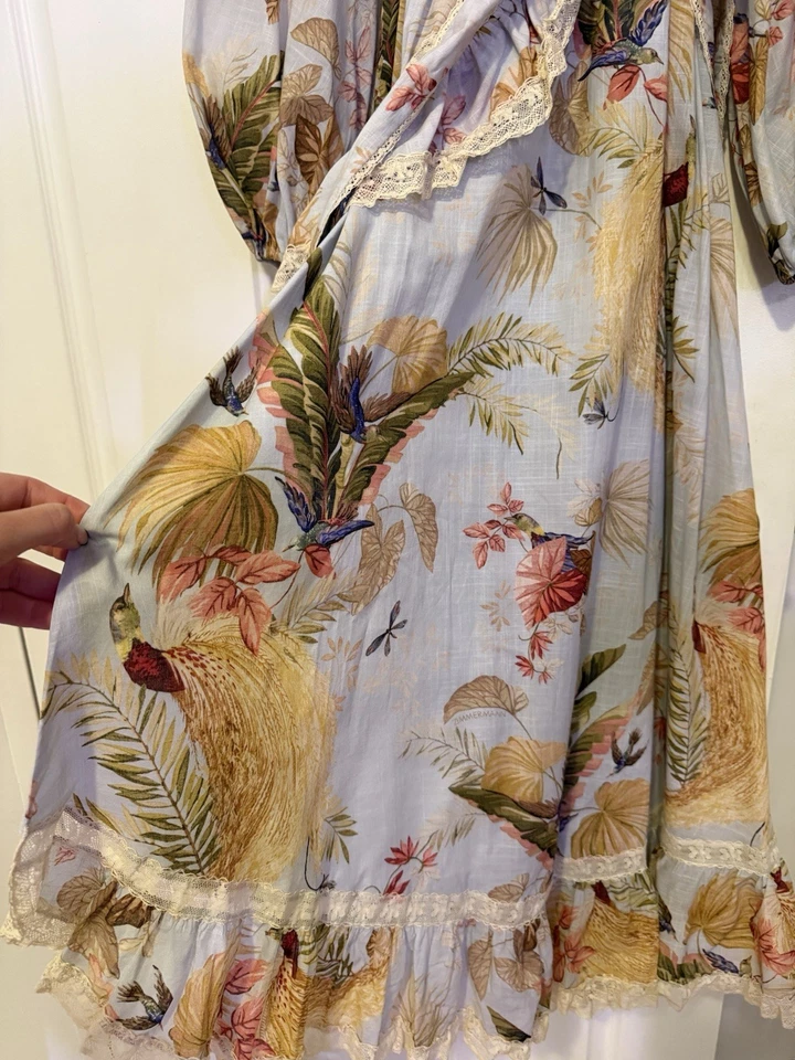 Nuevo con etiquetas Zimmermann - Vestido midi con volantes Ascension - EN TIENDA POR $950 Foto 3 de 4