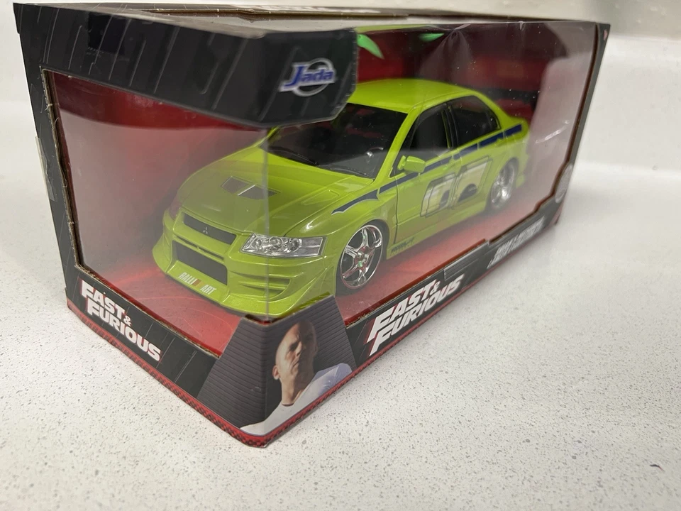 Jada Toys Rápido y Furioso Brian's Mitsubishi Lancer Evolution VII 1/24 Diecast Foto 2 de 2