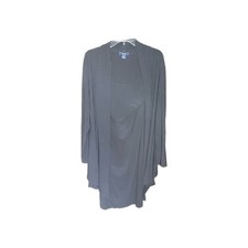 CHAPS 1 Pc SZ XL Tank Dress w/Attached Jacket Black Women's Poly Stretch Comfy