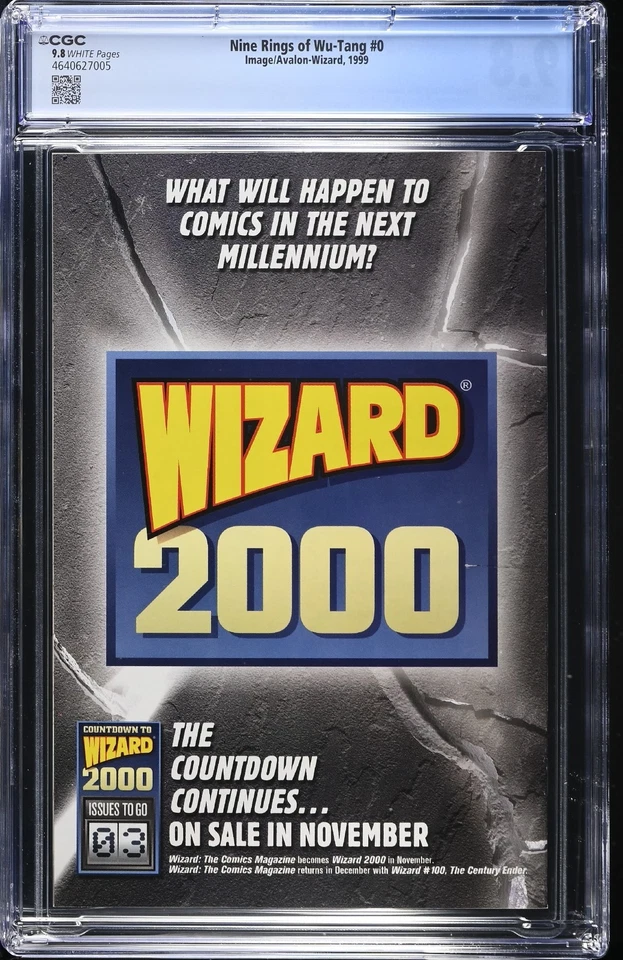 Nine Rings of Wu-Tang #0 CGC 9.8 NM/MT 1999 Image/Avalon-Wizard 1 2 3 4 5 6 7 8 - Image 2 of 4