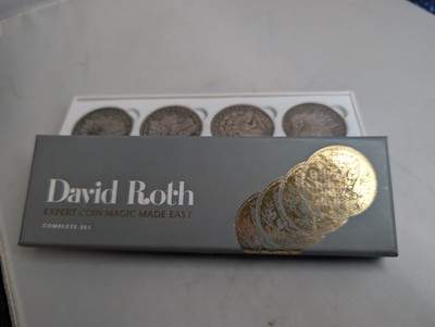 David Roth Expert Coin Magic Made Easy - Complete Set - Rare!