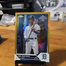 Topps Pro Debut Chrome Gold Abel Bastidas /50 PDC-19 FCL Tigers
