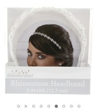 Brand New Rhinestone Headband Flower Design Crystal Wedding Bridal Bridesmaids
