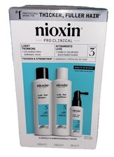 Nioxin Pro Clinical shampoo and conditioner 150ml  and Treatment 50ml System 3
