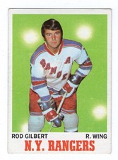 1970 Topps Hockey Rod Gilbert # 63  NMT