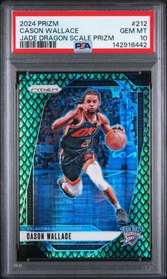 2024-25 Panini Prizm - Cason Wallace #212 Jade Dragon Scale Prizm