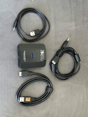 Tether Tools Tether Boost USB 3.0 4 Port and Cables. Works Great!