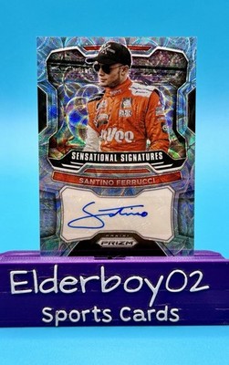Santino Ferrucci 75/75 Auto Sensational Signatures Carolina Blue Scope 2022