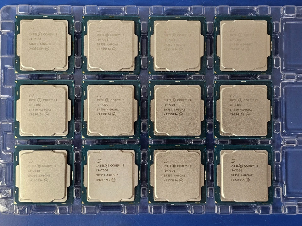 LOT OF 12 Intel Core i3-7300 Dual-Core 4.00GHz 8.00GT/s DMI3 4MB L3 Cache - Image 4 of 4