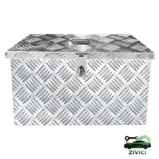 Rustproof Silver Alloy Tool Box Small Size Fit Truck Bed Rv Trailer Use Rustproof Silver Alloy Tool Box Small Size Fit Truck Bed Rv Trailer Use