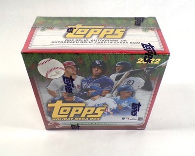 2022 Topps Holiday Baseball Mega Box Sealed (10 Packs)