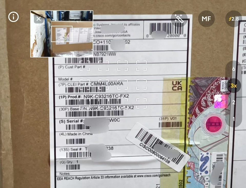 Cisco N9K-C93216TC-FX2 96x 10GB Copper 12x 100GB QSFP28 RJ45 Switch - Image 2 of 4