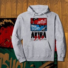 Akira hoodie, T-Shirt Neo Tokyo Vintage Cyberpunk Kanji Anime, Japanese, Kaneda